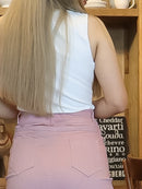 Pantiblusa con transparencia