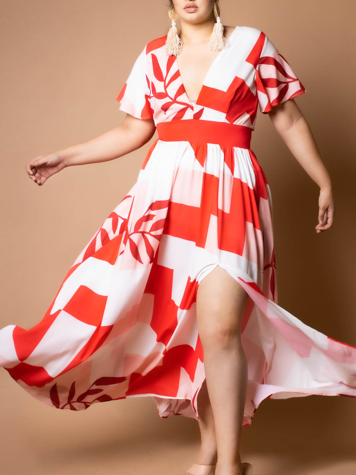 Vestido combinado