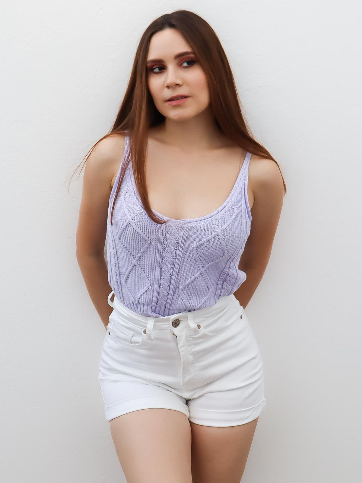 Blusa tirantes bordado de punto