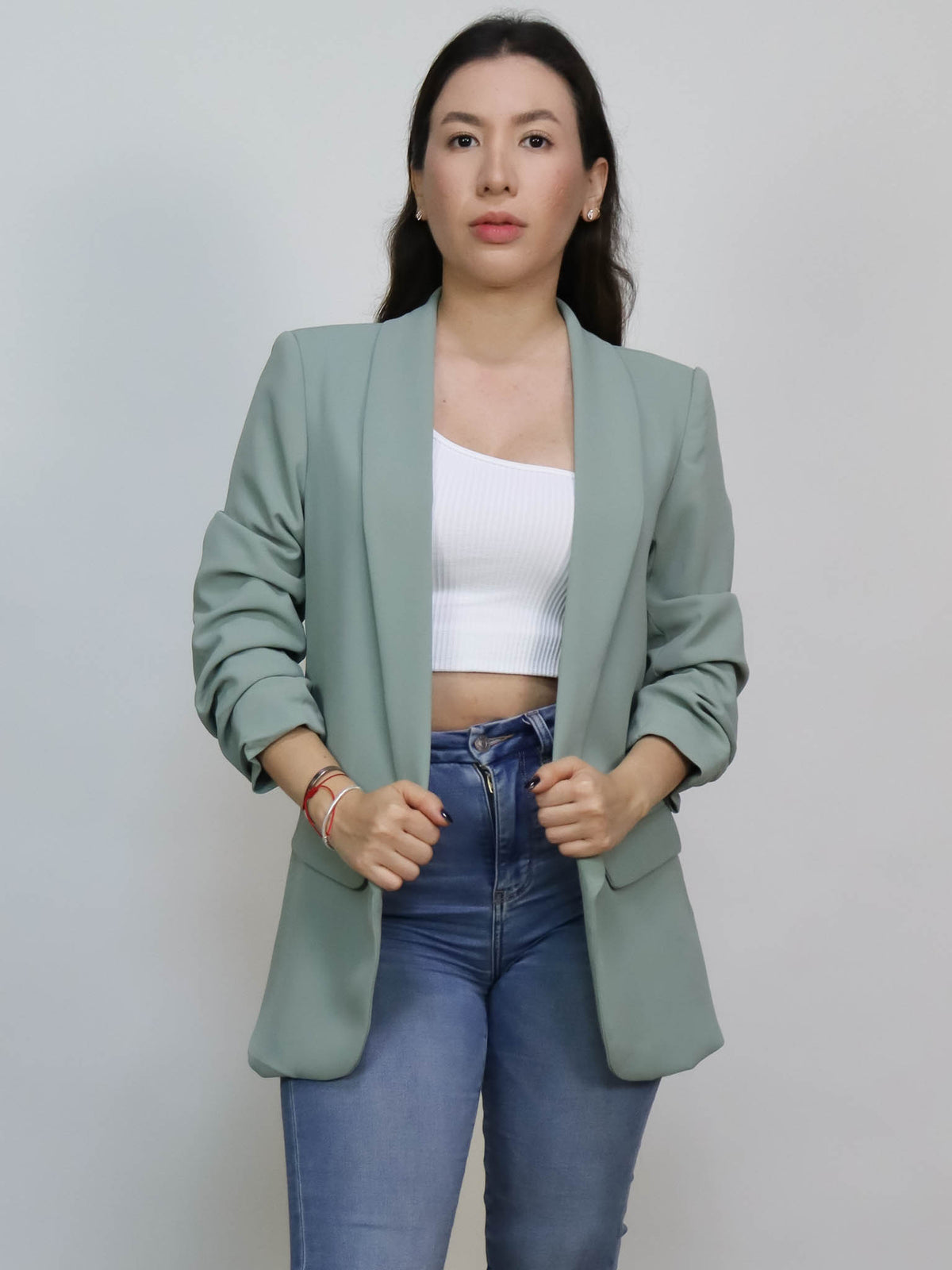 Blazer verde menta