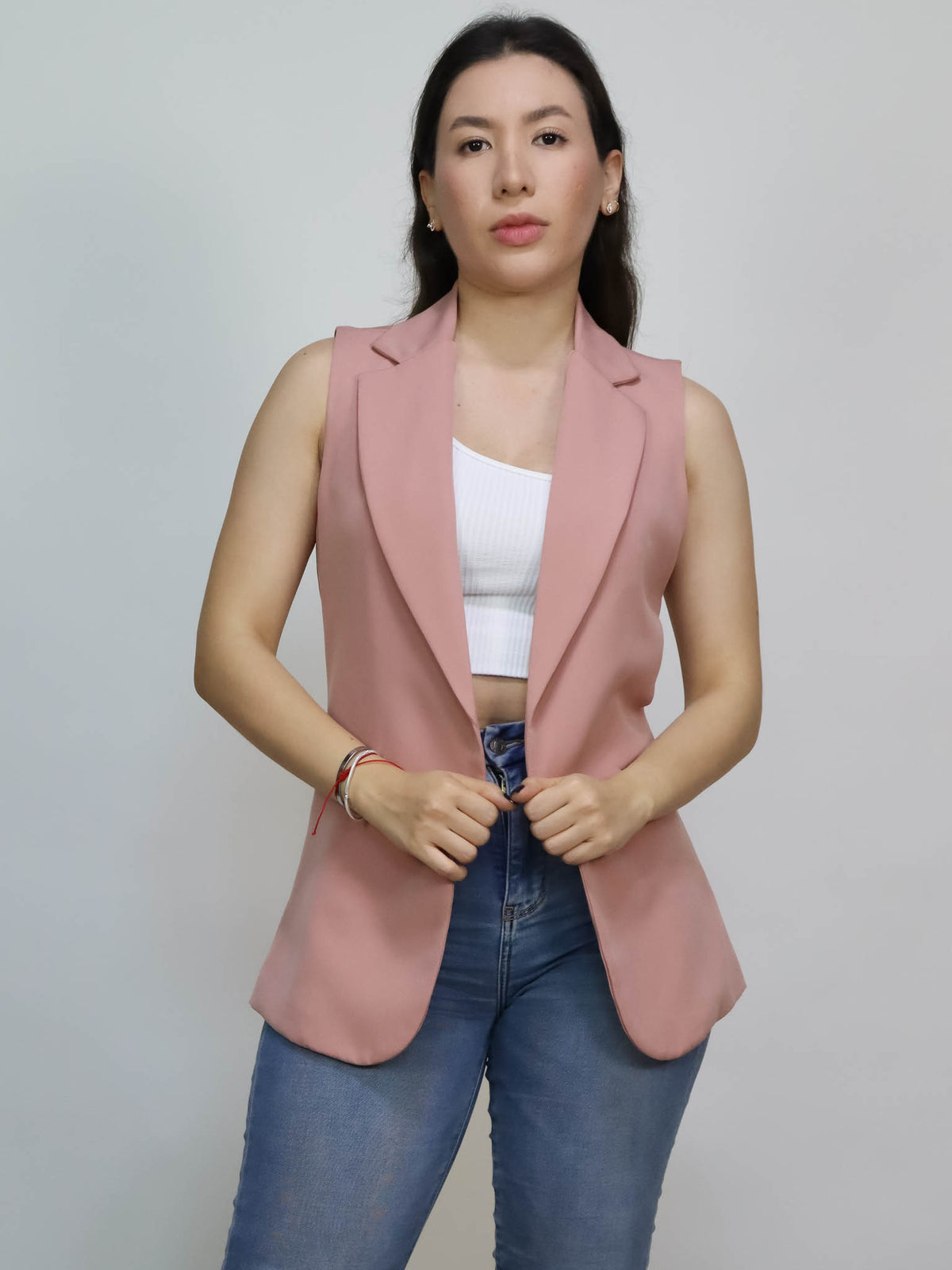 Chaleco rosa