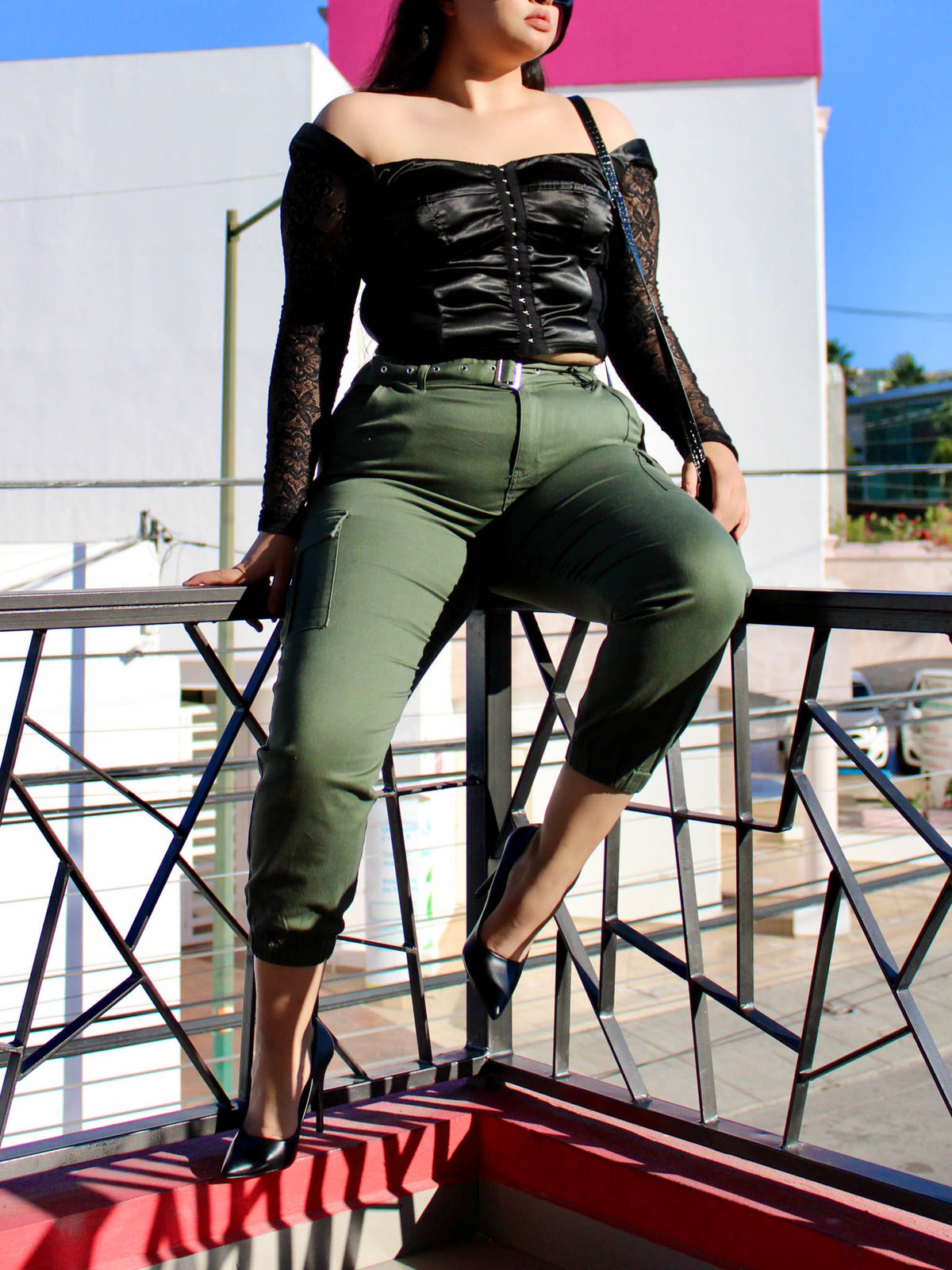 Blusa tipo corset