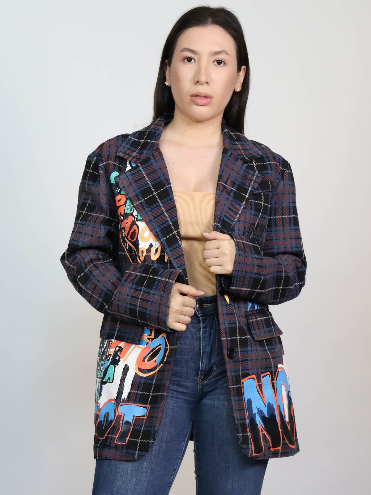 Blazer con grafitti