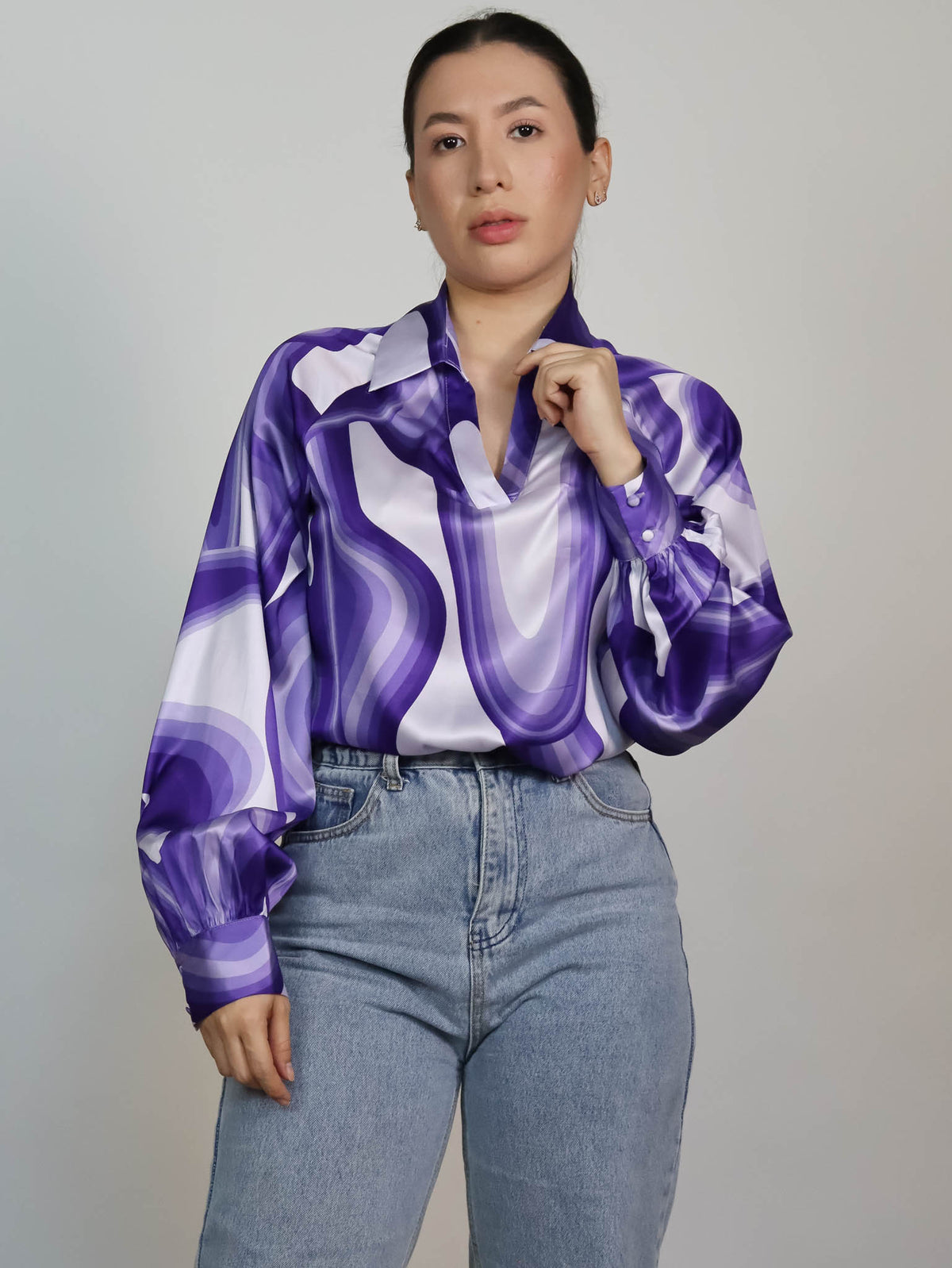 Camisa salin lila
