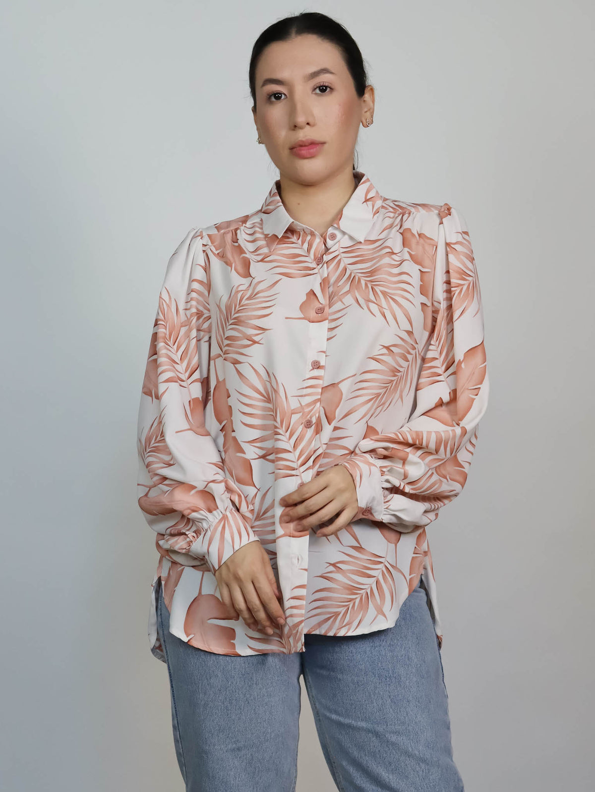 Camisa estampado coral