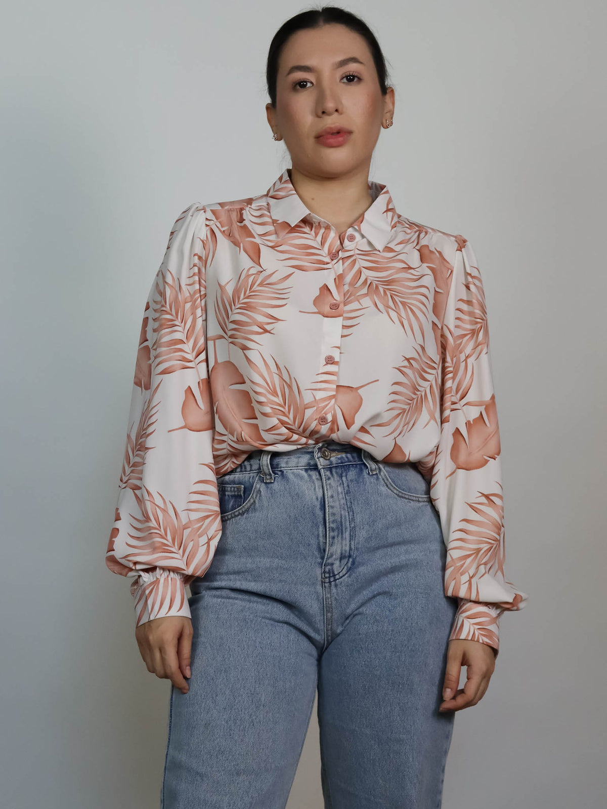 Camisa estampado coral