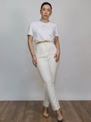 Pantalón formal blanco