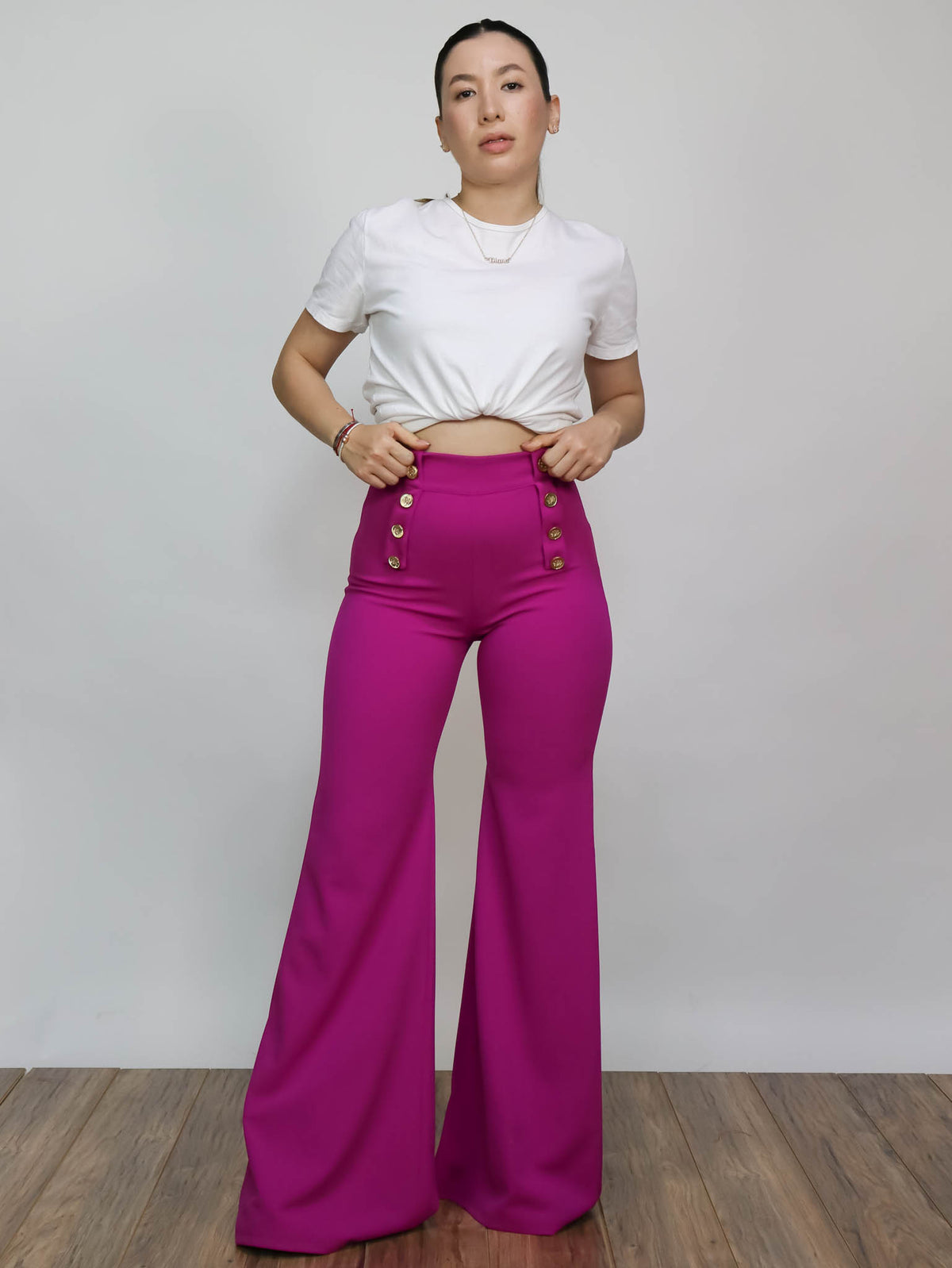 Pantalón corte alto