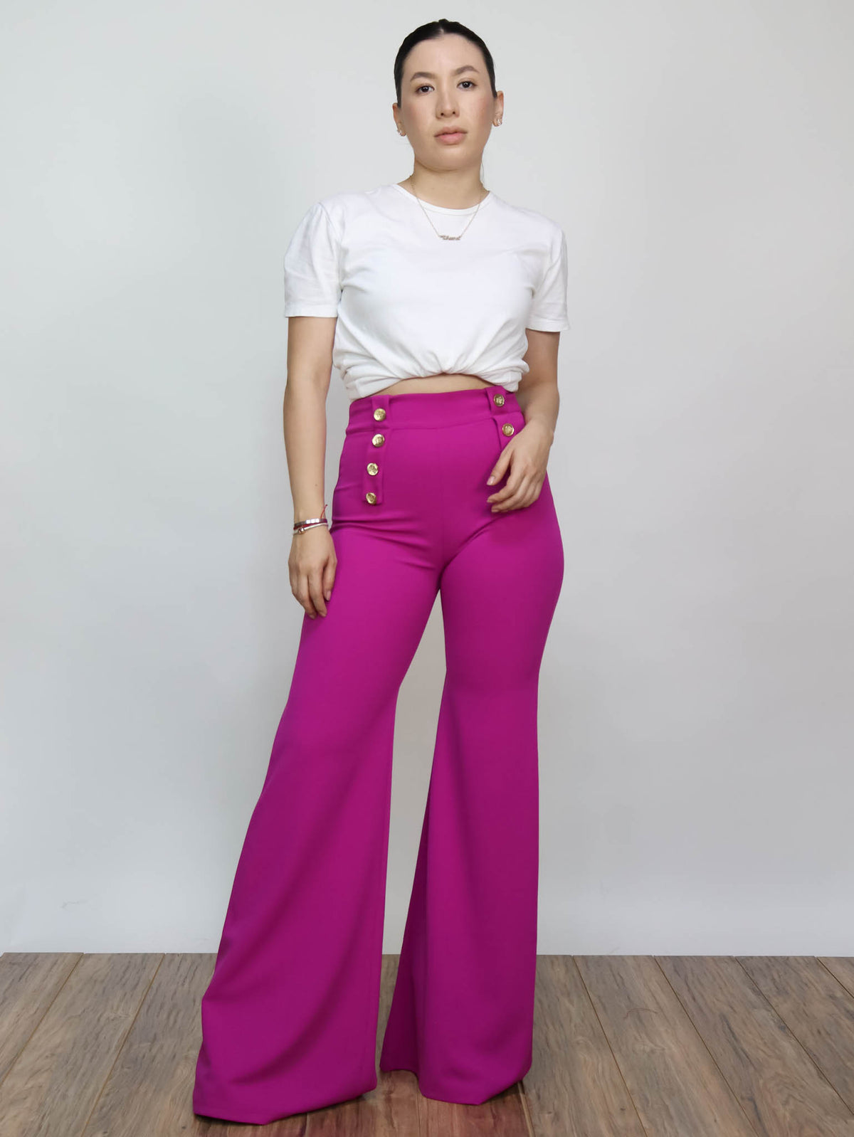 Pantalón corte alto