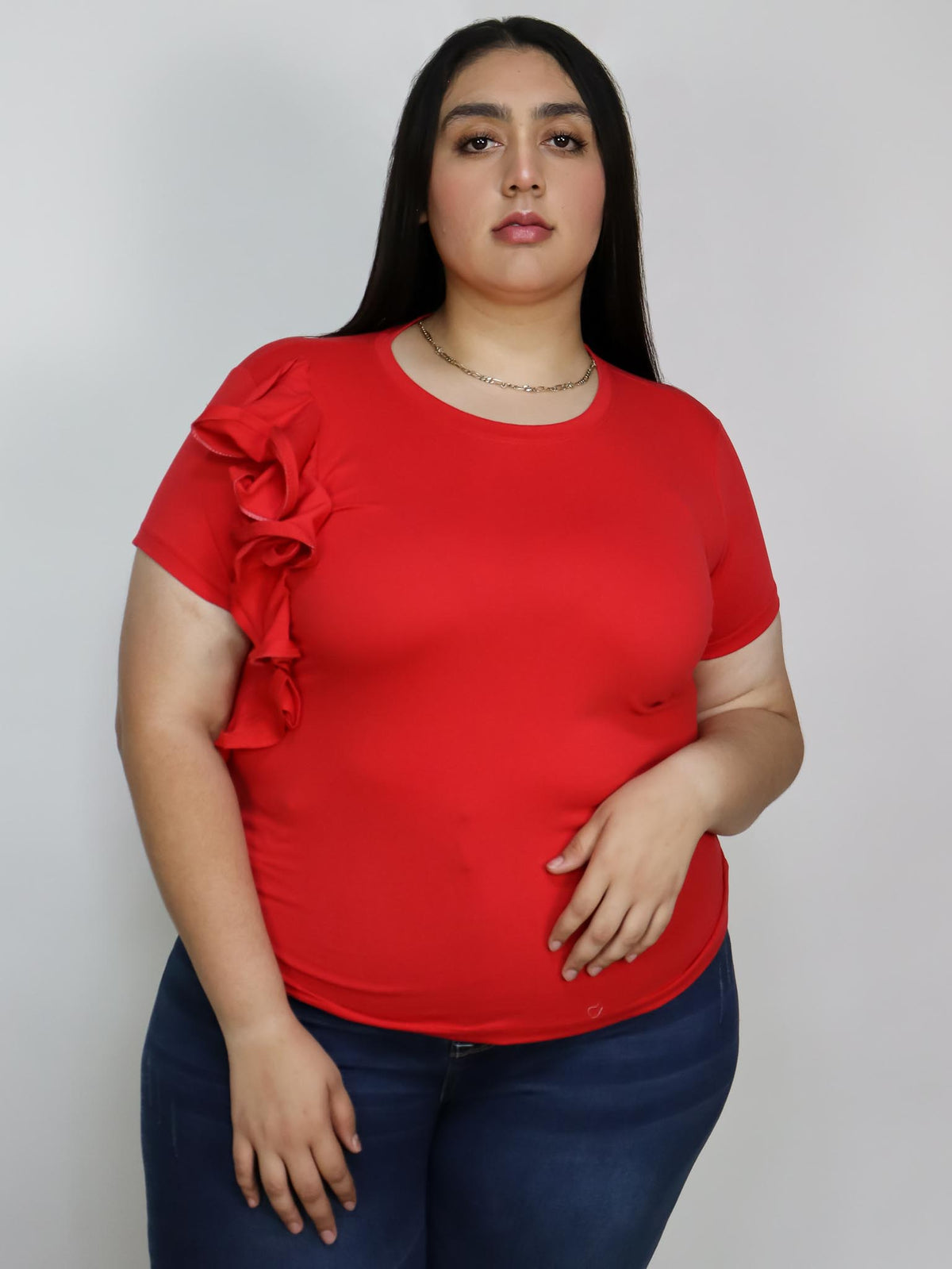 Playera extra con olan