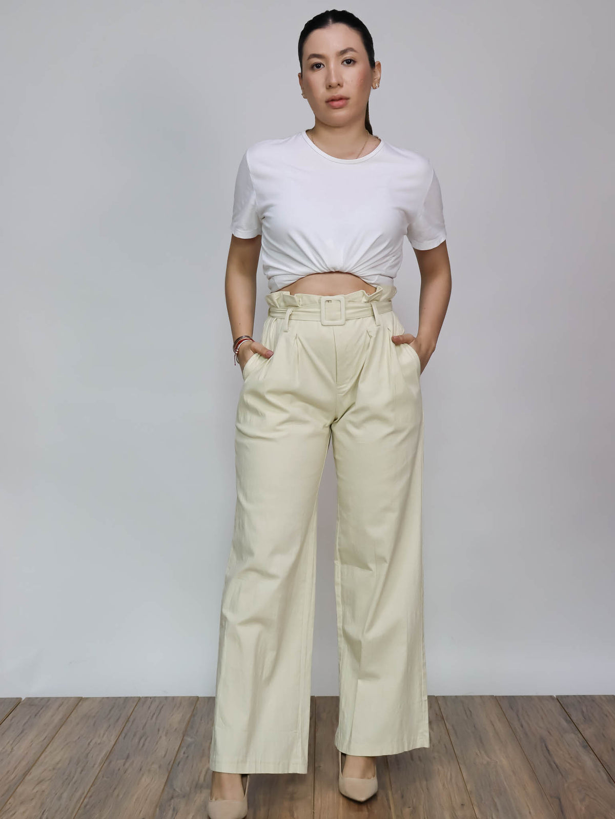 Pantalón stretch manta