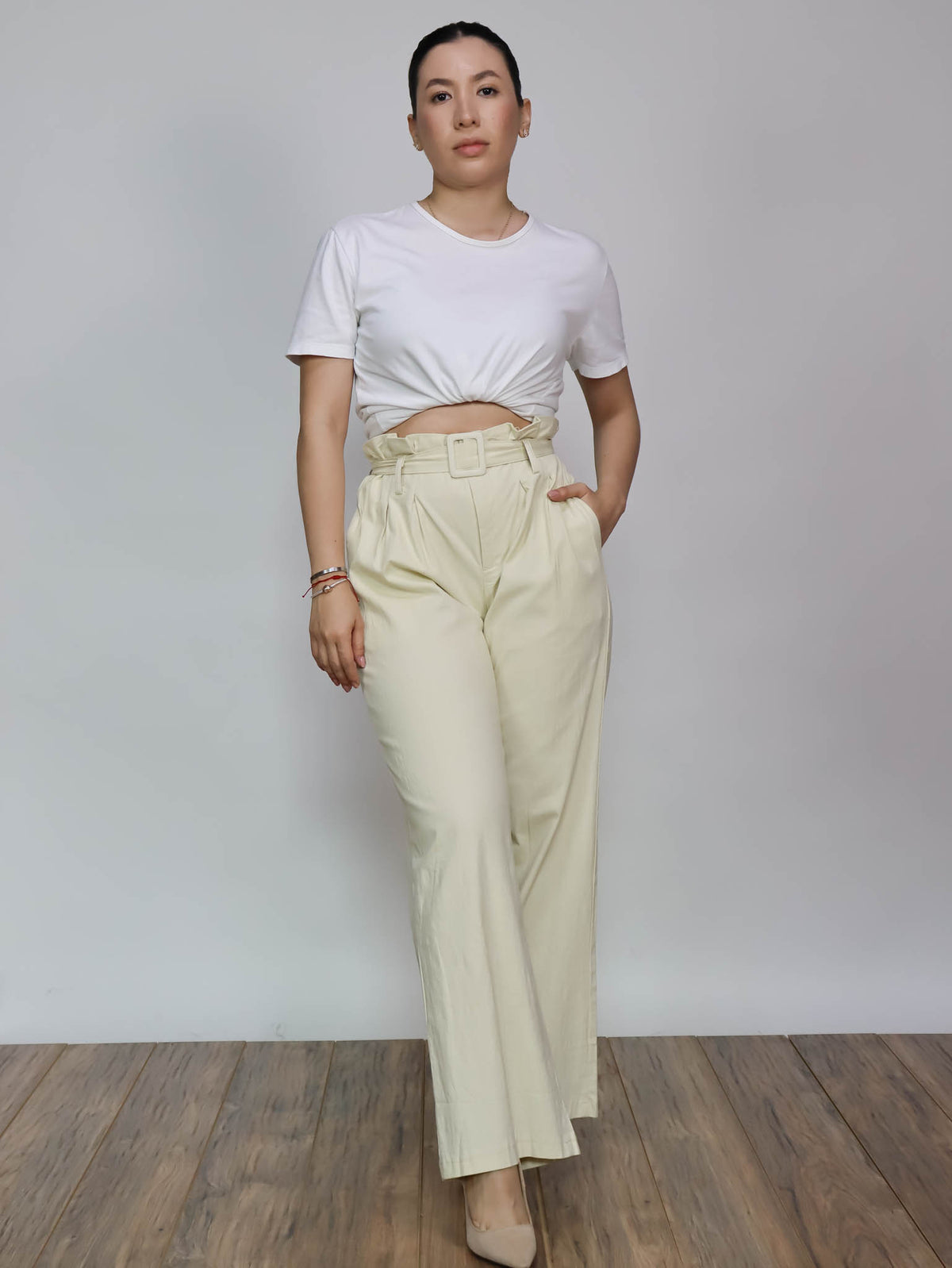 Pantalón stretch manta