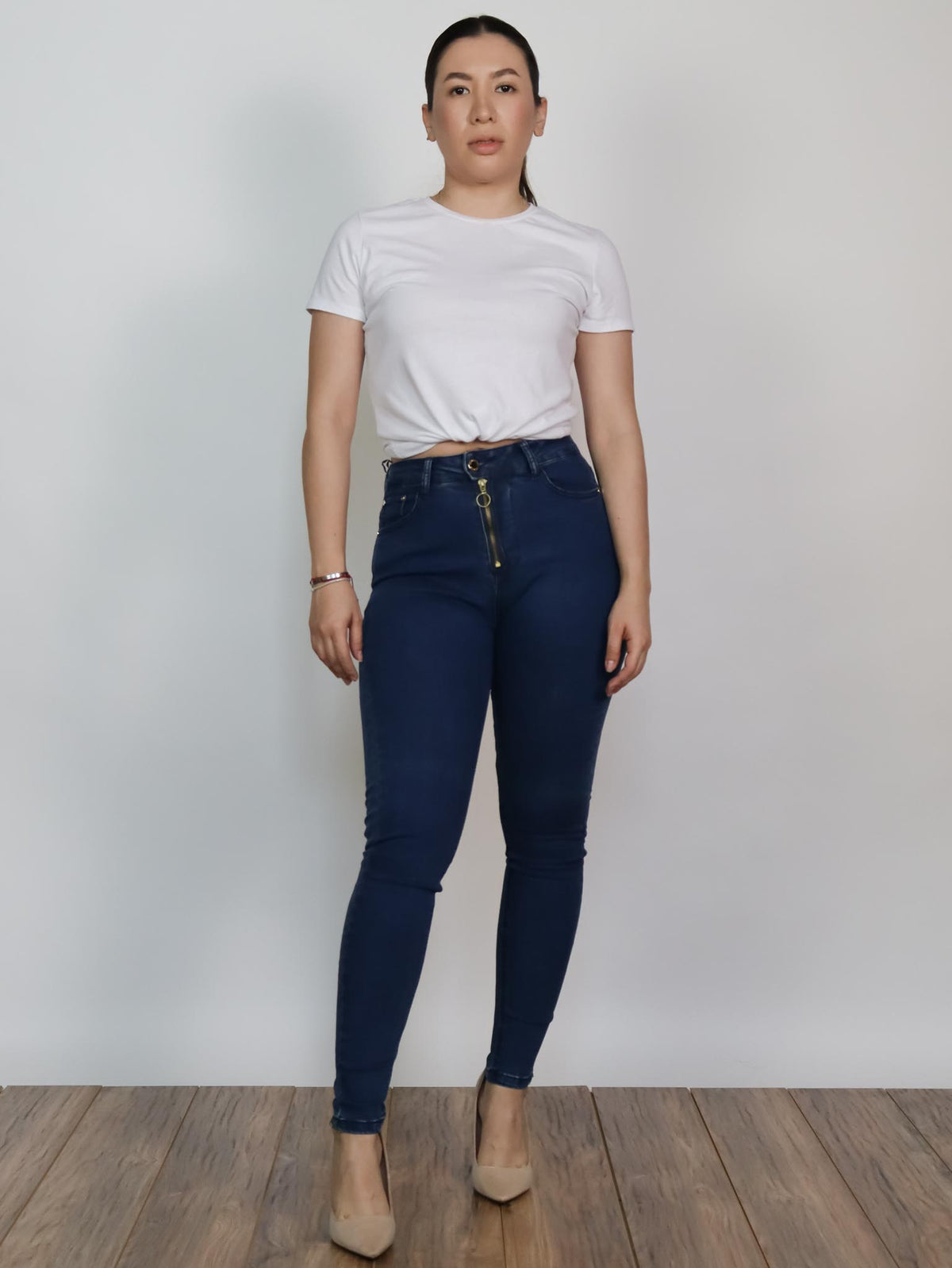Pantalón mezclilla con cierre