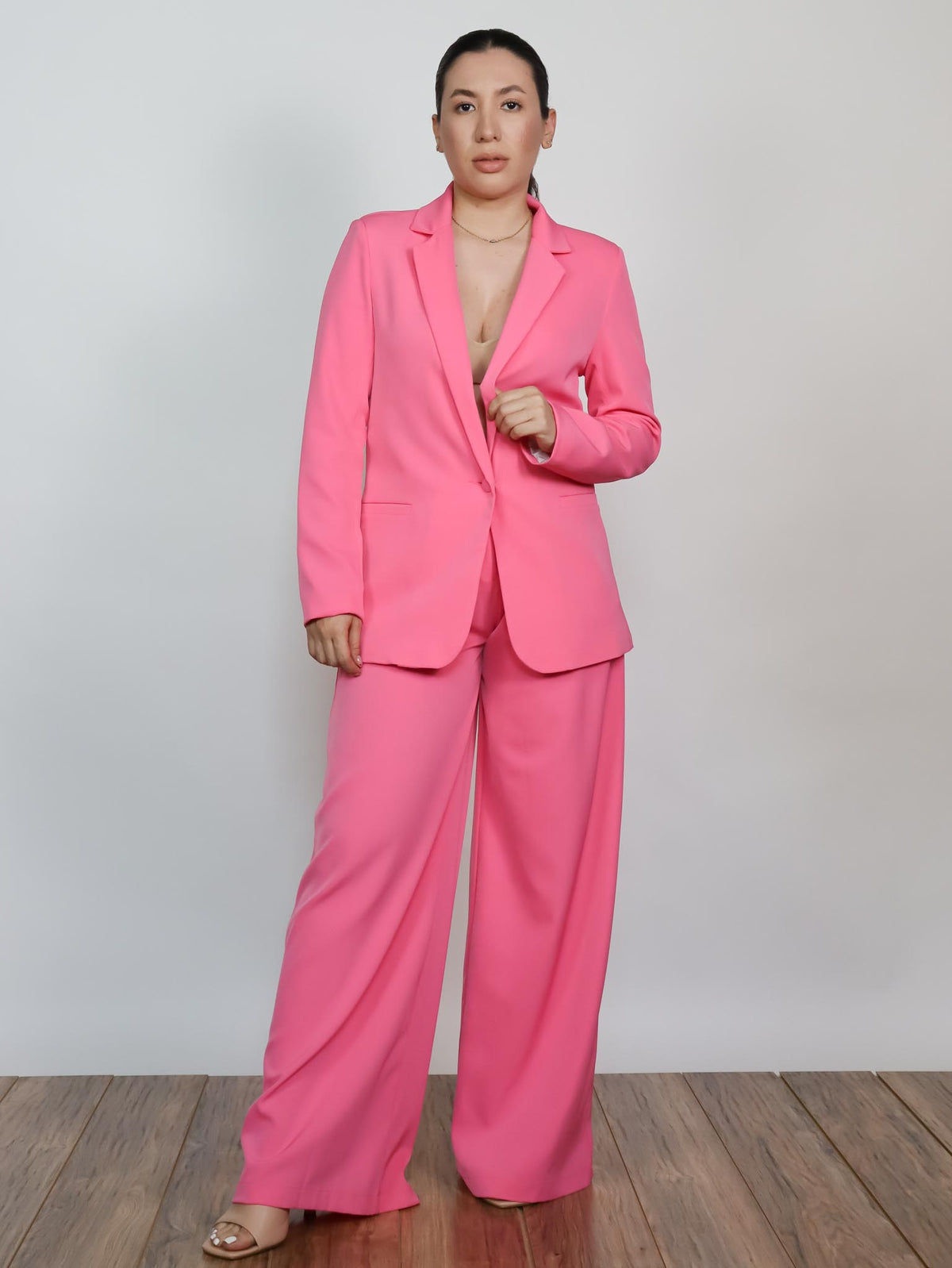 Conjunto rosa oversize
