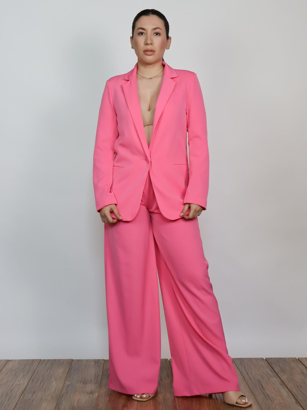 Conjunto rosa oversize