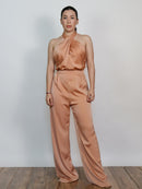 Palazo nude satín