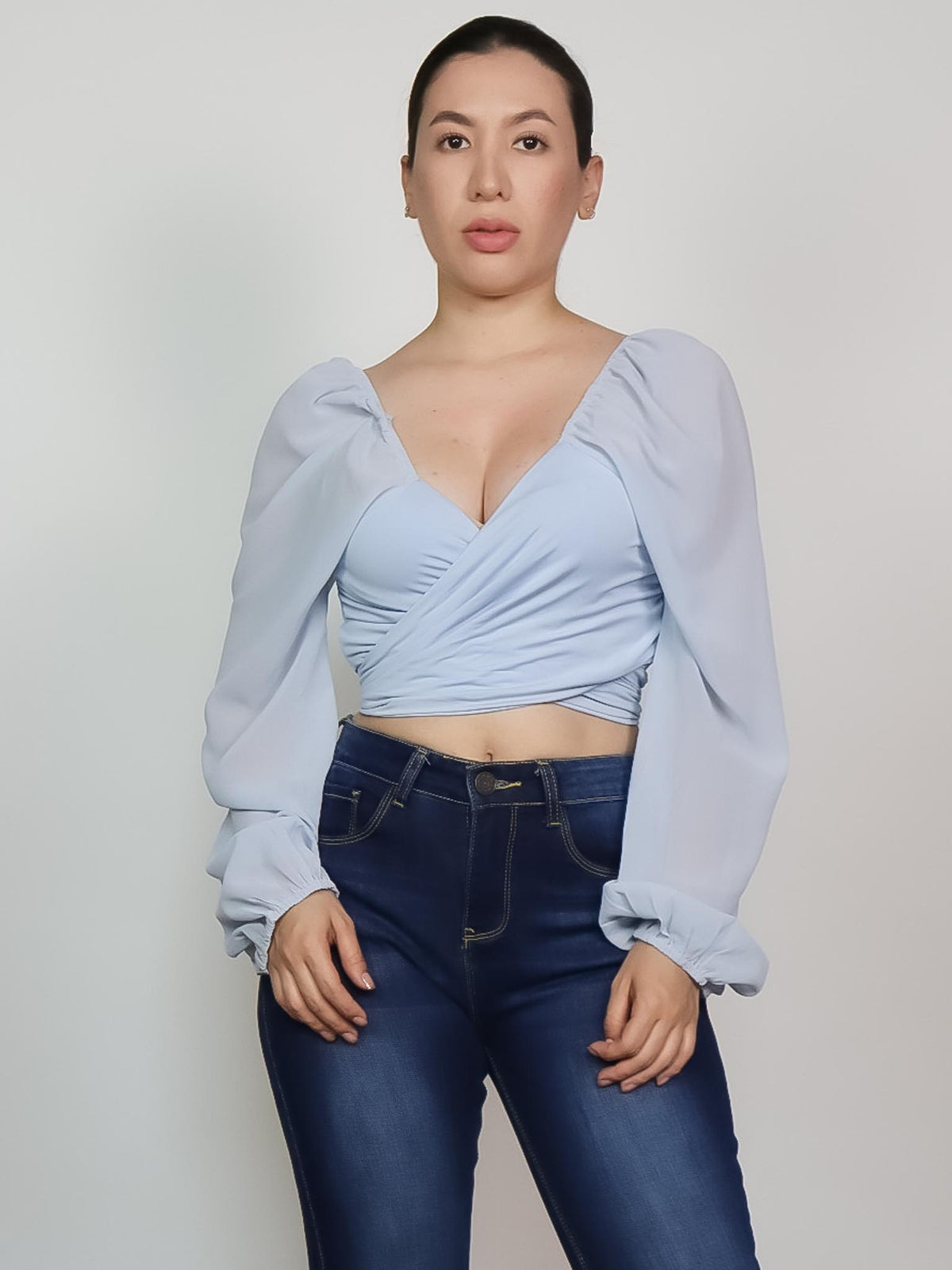 Top baby blue