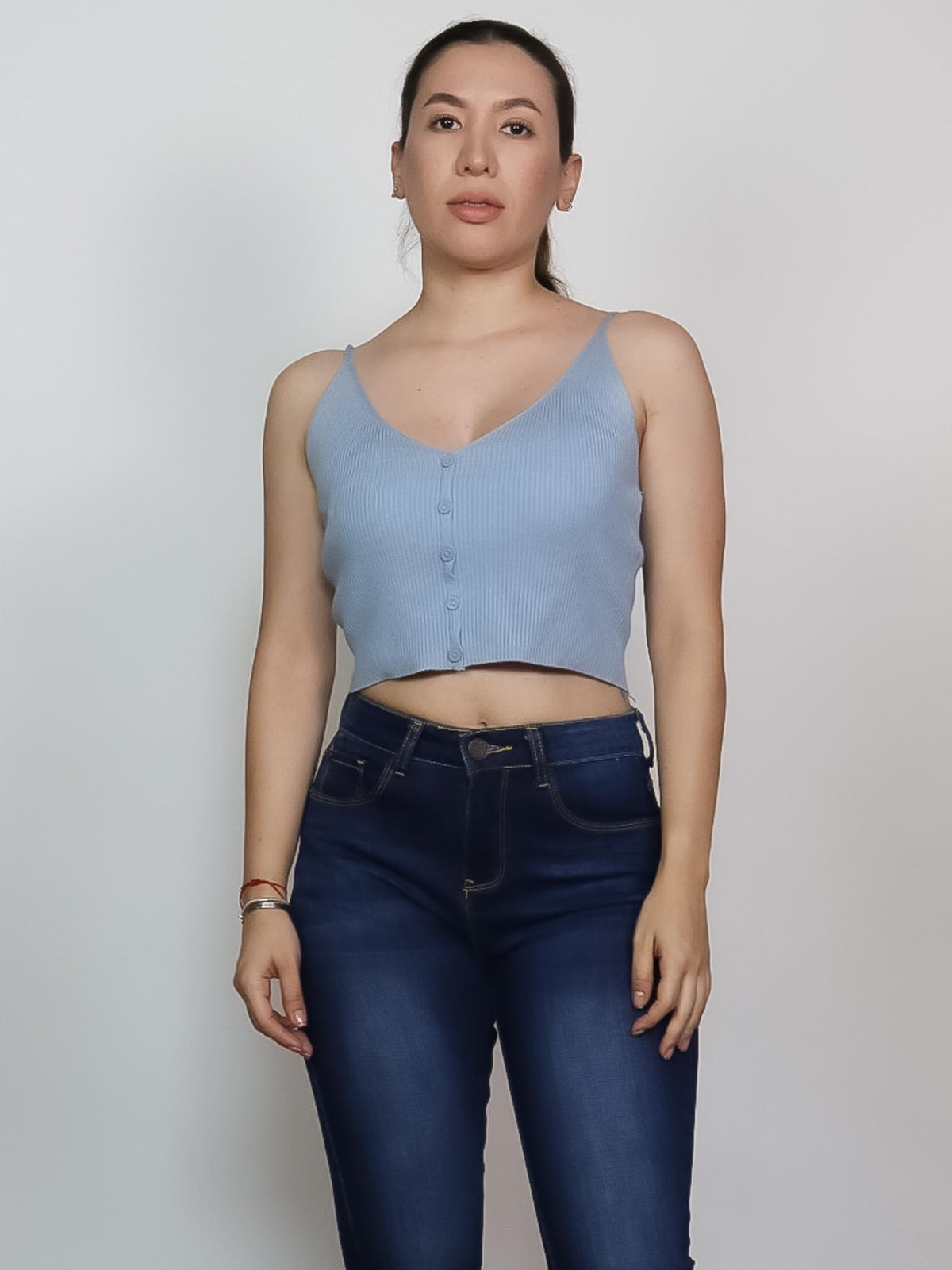 Top tirantes baby blue