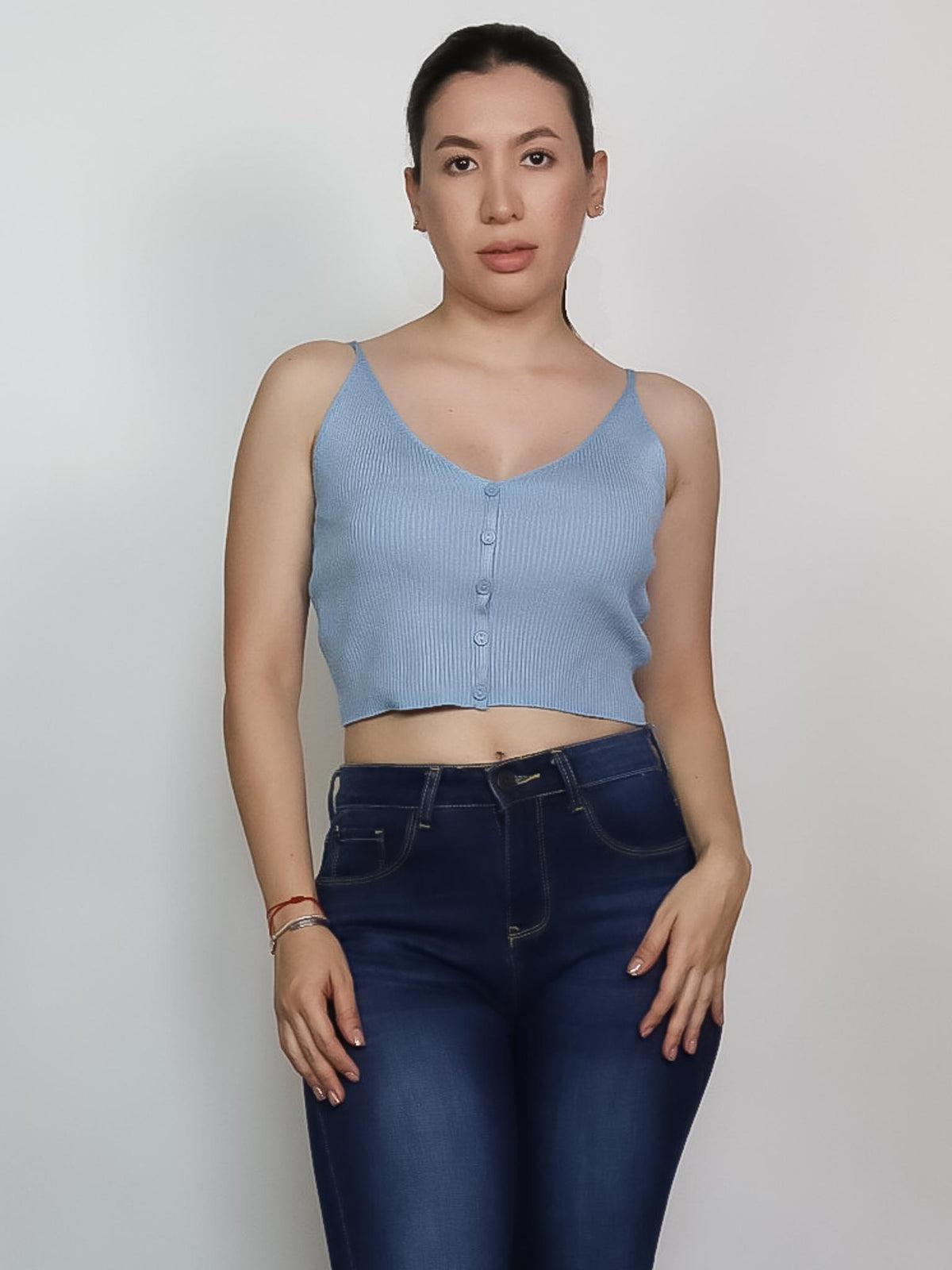 Top tirantes baby blue